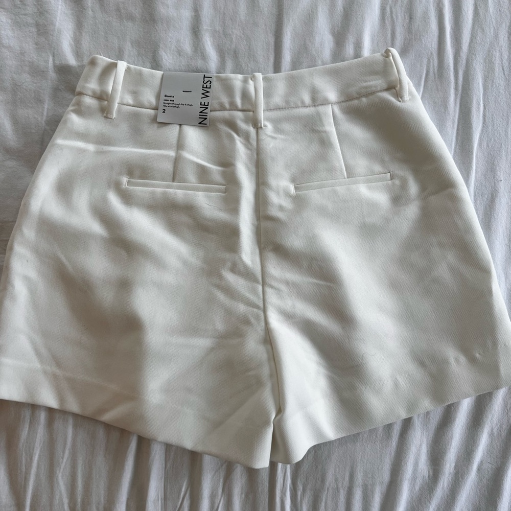 Nine West pleated mini shorts